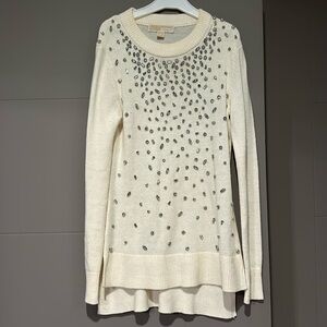 Michael Kors Bejeweled Sweater Size XS
